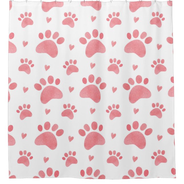 Cat Paws Watercolor Pattern (Front)