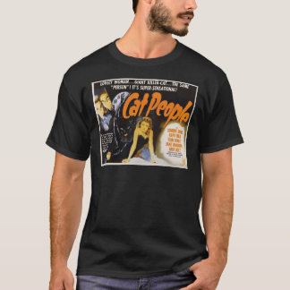 Cat People (1942) - Vintage Movie Poster Classic T T-Shirt
