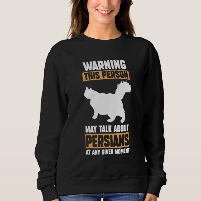 Cat Persian 2 Sweatshirt (Front)