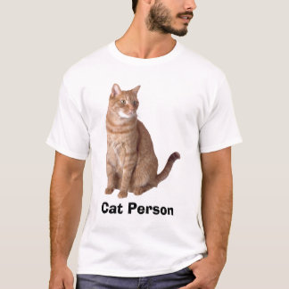 Cat Person Mens T-shirt