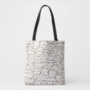 Cat Person Tote Bag 