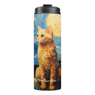 Cat Personalized Thermal Tumbler