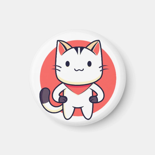 Cat, Pet, Animal Magnet (Front)