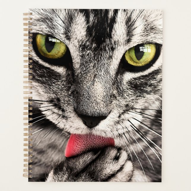 Cat Pet Animal Portrait Planner (Front)