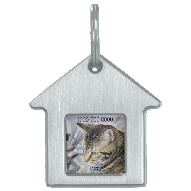 Cat Pet ID Tag (Front)