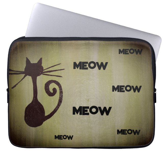 CAT PET LOVE GIFT LAPTOP SLEEVE (Front)