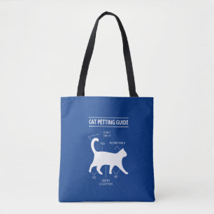 cat petting   cat lover design  tote bag