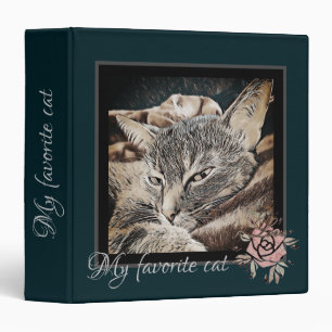 Cat photo, cat, Pets, funny cat Binder