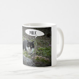 Cat photo Custom Text Mug