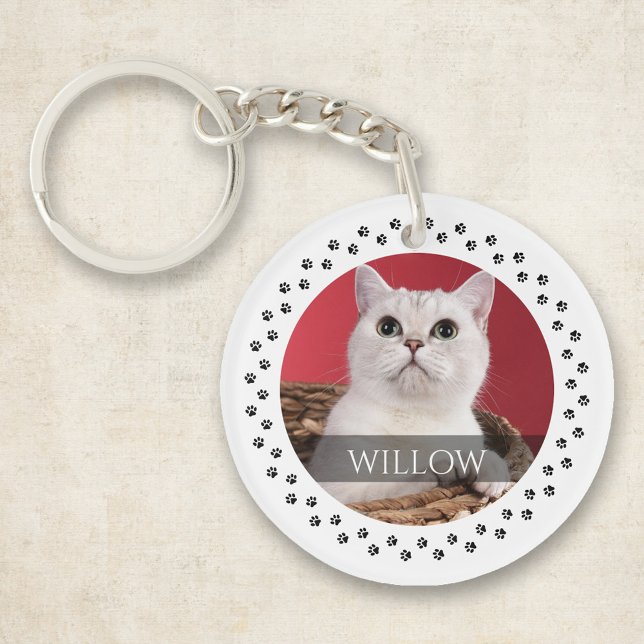 Cat Photo Keychain - Personalized Pet Keepsake (Creator Uploaded)