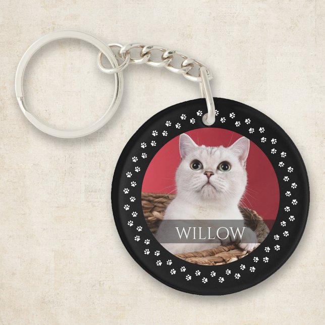 Cat Photo Keychain - Personalized Pet Keepsake (Creator Uploaded)