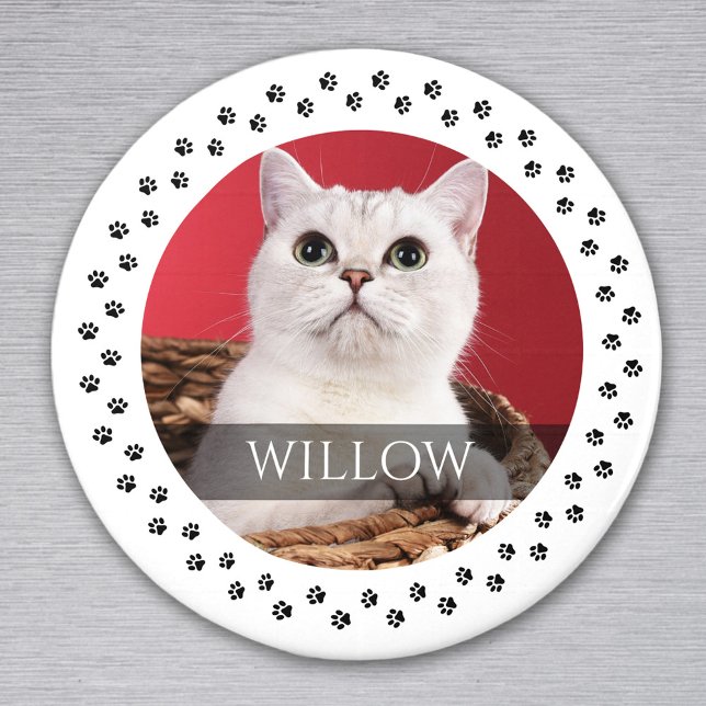Cat Photo Magnet - Personalized Pet Keepsake (Creator Uploaded)