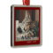 Cat Photo Meowy Christmas Rustic Red 