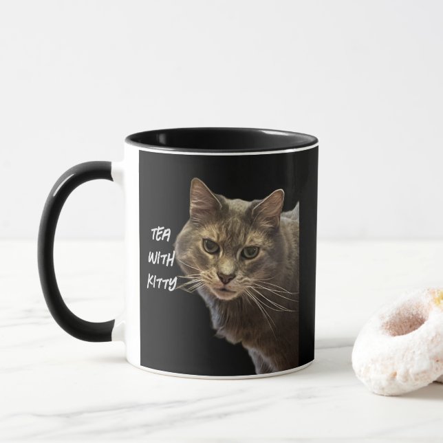 Cat Photo Mug (With Donut)