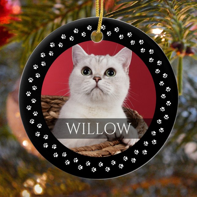Cat Photo Ornament - Personalized Pet Keepsake (Creator Uploaded)