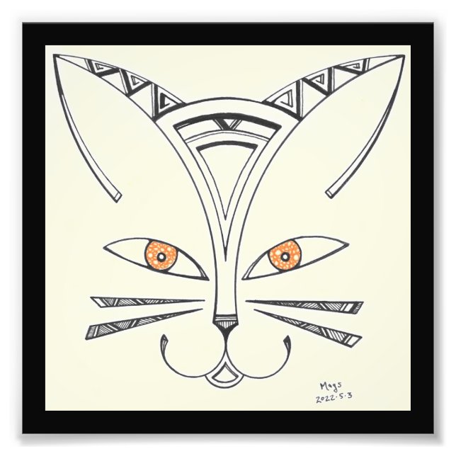 Cat Photo Print (Front)
