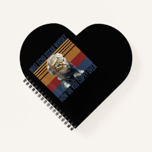 Cat Pilot Mike Echo Oscar Whisky Costume Gift Notebook