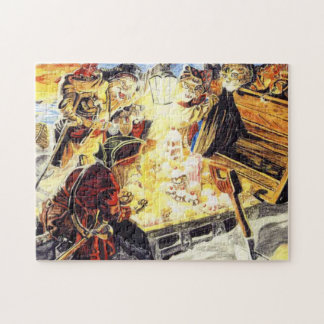 Cat 🐈⬛ Pirates 🏴☠️ Jigsaw Puzzle