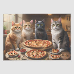 Cat Pizza Night, Tissue Paper