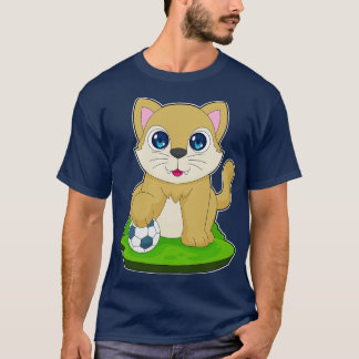 Cat player Soccer T-Shirt
