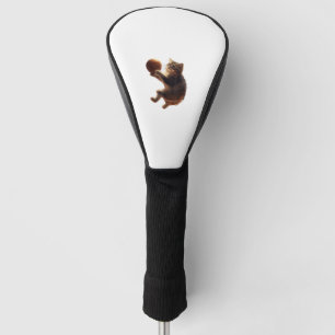 Cat Playing Basketball Funny Cats Mom Meow Kitty F Golf Head Cover