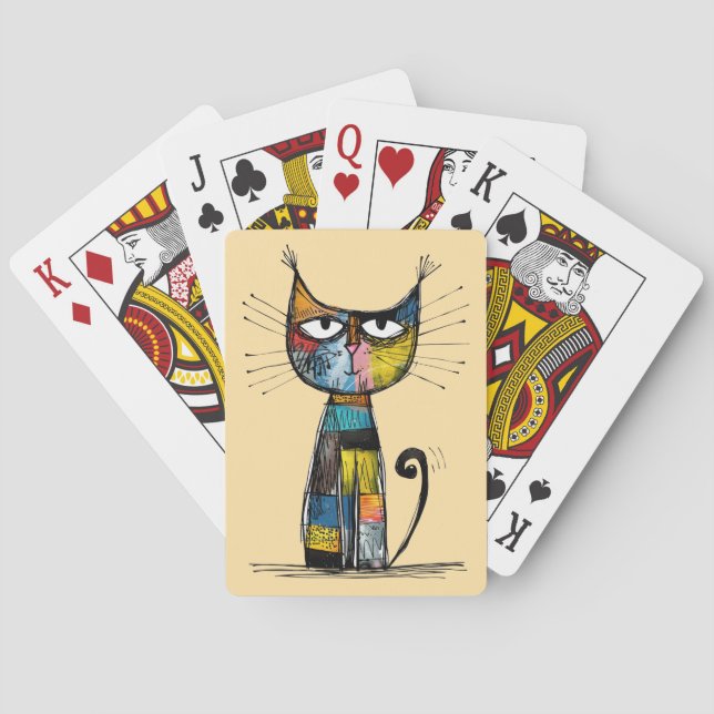 Cat Playing Cards (Back)