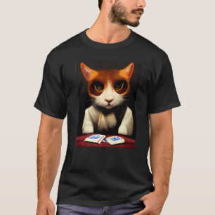 Cat Playing Cards Poker 1 T-Shirt
