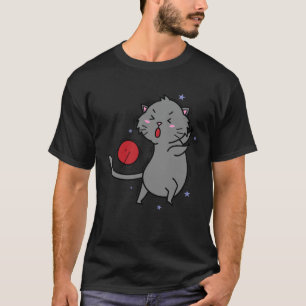 Cat playing Dodgeball or Fireball T-Shirt