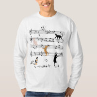 Cat Playing Note Music, Naughty Cat Gift, Cute Cat