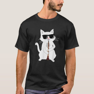 Cat Playing Oboe T-Shirt