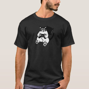 Cat Playing Videogames T-Shirt