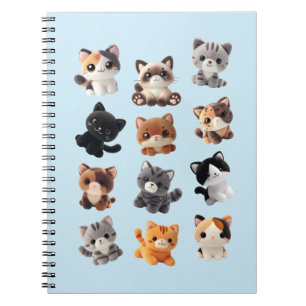 Cat Plush Toy Collection Notebook