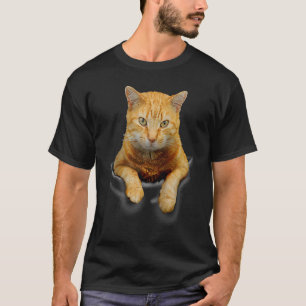 Cat Pocket Cute Pet Raglan Baseball T-Shirt