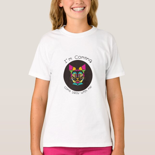 cat pop art T-Shirt (Front)