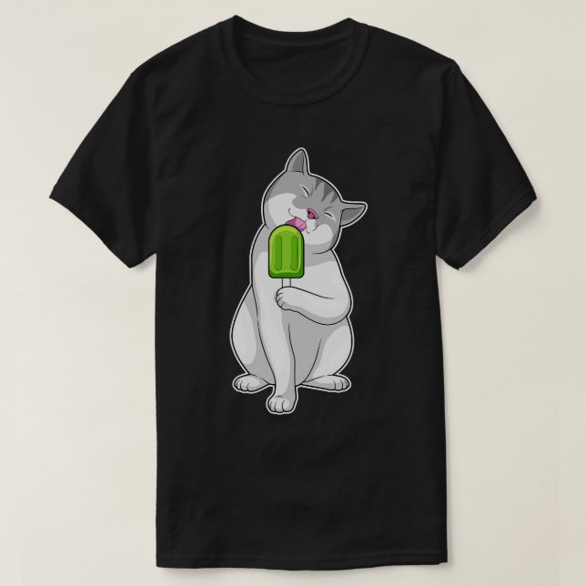Cat Popsicle T-Shirt (Design Front)
