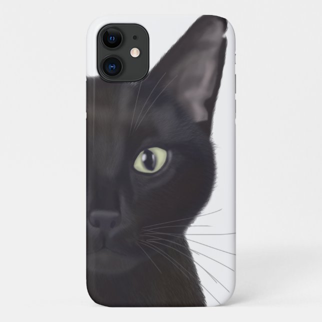 Cat, Portrait of Gus Case-Mate iPhone Case (Back)