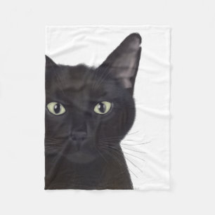 Cat, Portrait of Gus Fleece Blanket