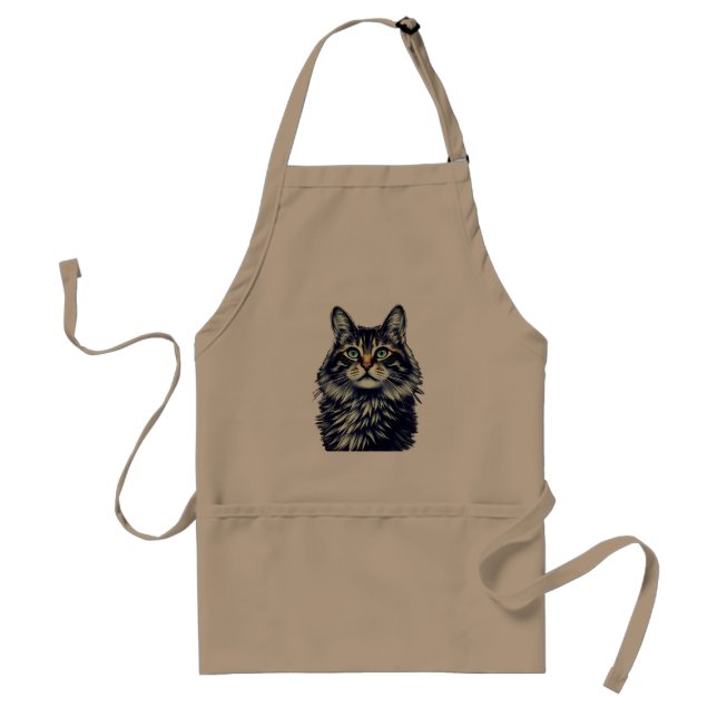 Cat Portrait  Standard Apron (Front)