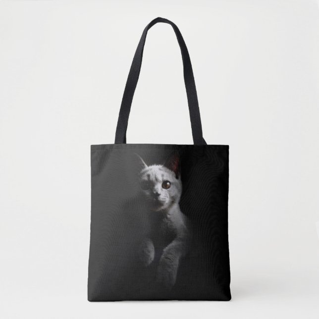 Cat Portrait Tote Bag (Front)