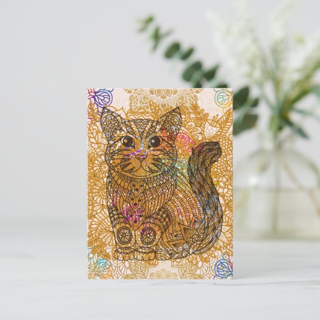 Cat Postcard (Standing Front)