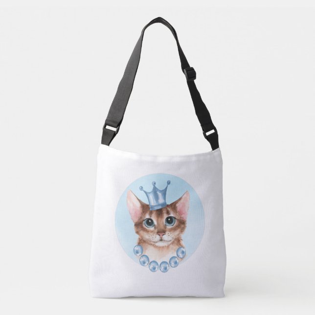 Cat Princess Crossbody Bag (Front)