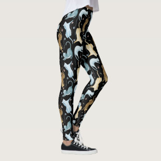 Cat Print Leggings