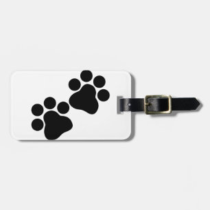 Cat Prints Luggage Tag