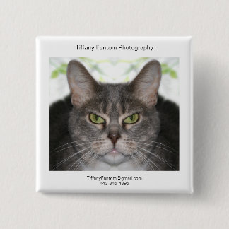 Cat Promo Piece 2 Inch Square Button