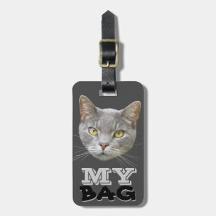 Cat protecting your Bag ;-) Luggage Tag