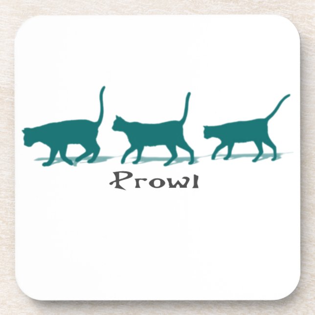 Cat Prowl Coaster (Front)