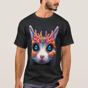 Cat Punk Cyborg Men Women Boys Girls 4 T-Shirt