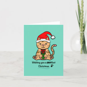 Cat Purrfect Christmas Card