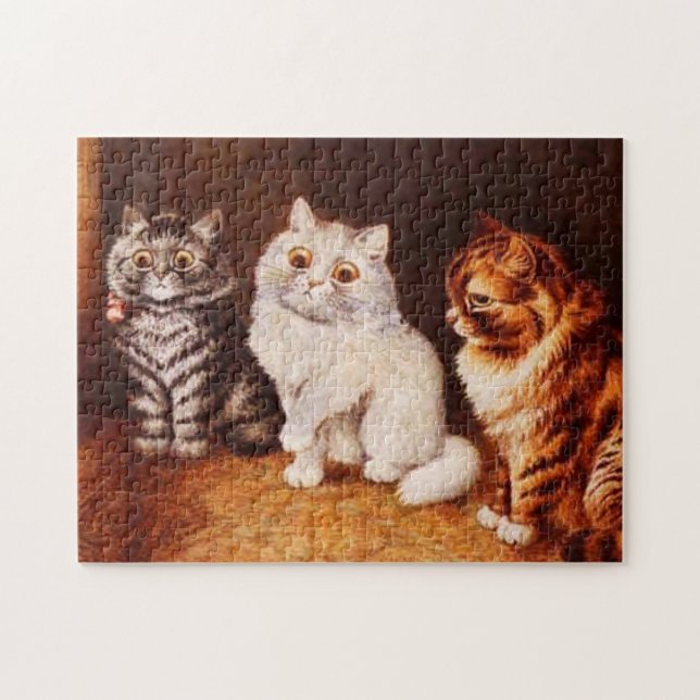 Cat Puzzle, Louis Wain Cats Jigsaw Puzzle (Horizontal)