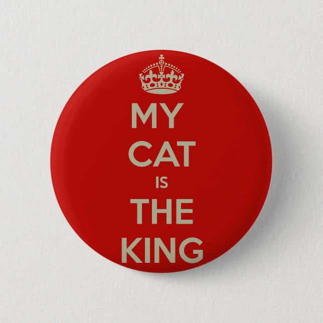 Cat Qoute 2 Inch Round Button (Front)